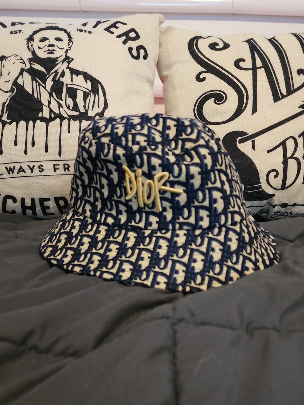 Authentic Dior Oblique Monogram Bucket Hat Made In Italy - SO CUTE!